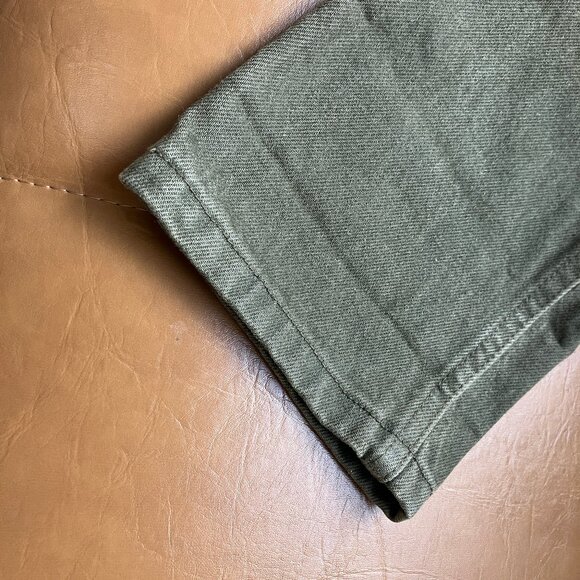 Carleen Two Tone Jeans in Sage - Picture 8 of 12